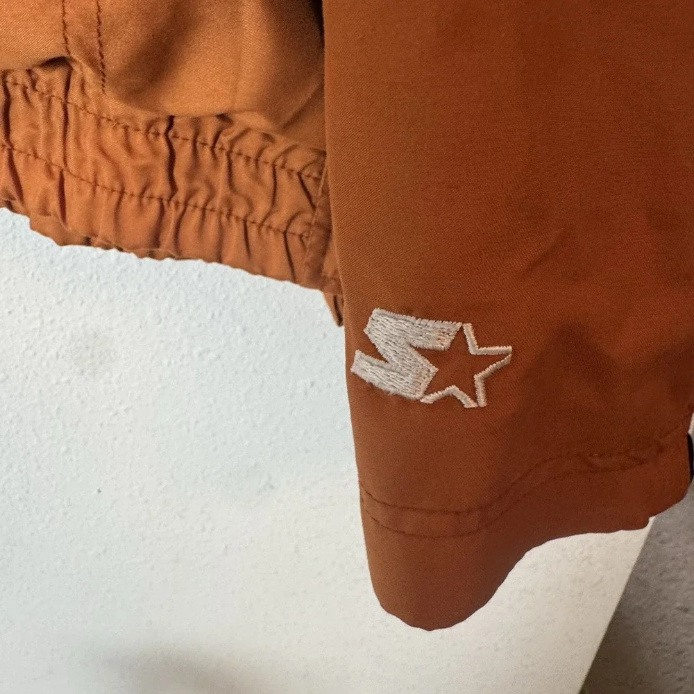 Vintage Starter Texas Longhorns Pullover Windbreaker Jacket 2XL Orange